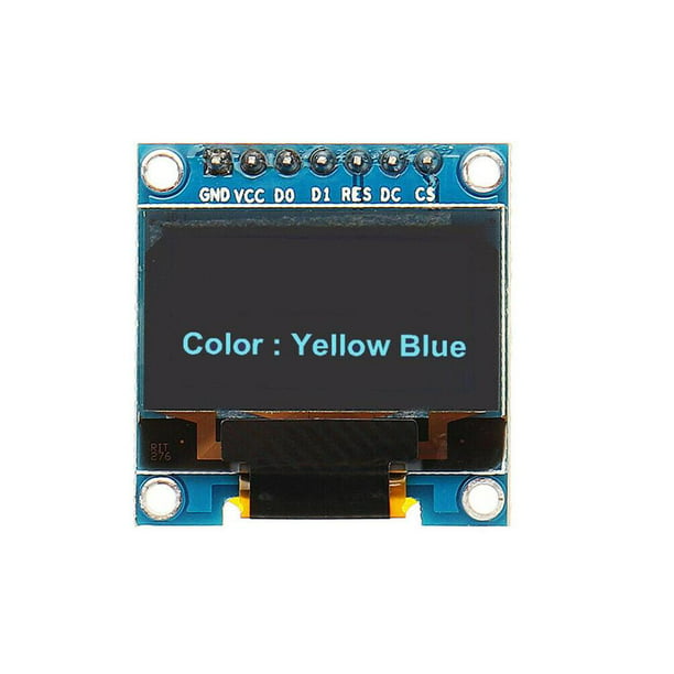 UCTRONICS 0.96 Inch OLED Module 12864 128x64 Yellow Blue SSD1306 Driver I2C S...